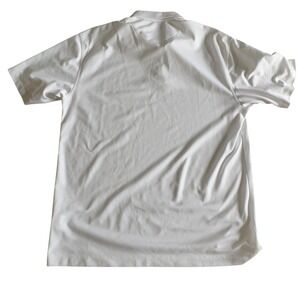 Nike Golf Polo Shirt Mens XL White Excellent Nike Fit Dry Short Sleeve Logo